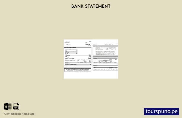 lista para imprimir plantilla de extracto bancario de Citibank de Australia