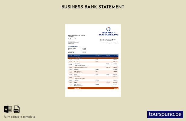 listo para imprimir Prosperity Bancshares Inc estado de cuenta corriente de la e