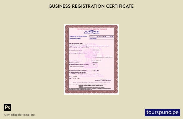 listo para imprimir India Bengala Occidental certificado de registro plantilla e