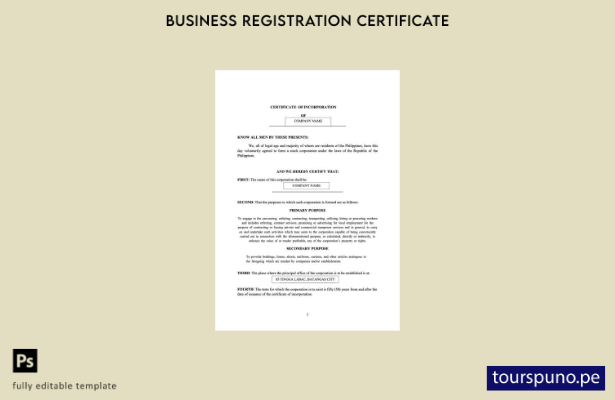 listo para imprimir Plantilla de plantilla de Word y PDF del certificado de in 4