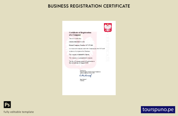 listo para imprimir Plantilla de plantilla de Word y PDF del certificado de r 35