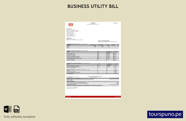 lista para imprimir plantilla de factura comercial de electricidad de Bulgaria