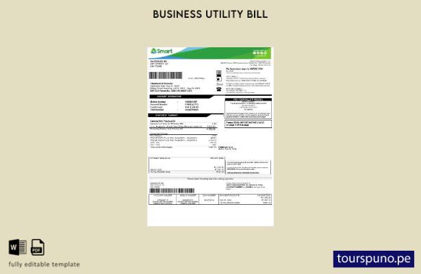 lista para imprimir plantilla de factura de servicios públicos para empresas int