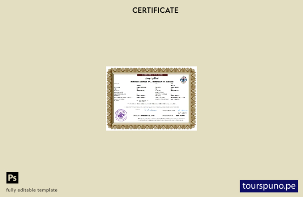 listo para imprimir certificado de matrimonio de Seychelles Plantilla en Word y