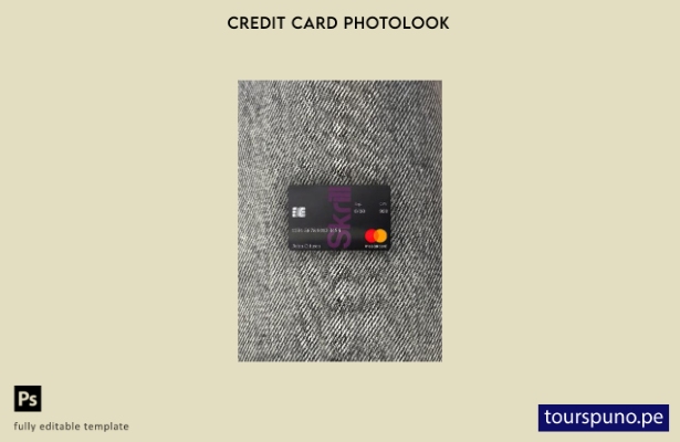 Plantilla de tarjeta de débito Skrill Mastercard lista para imprimir en formato