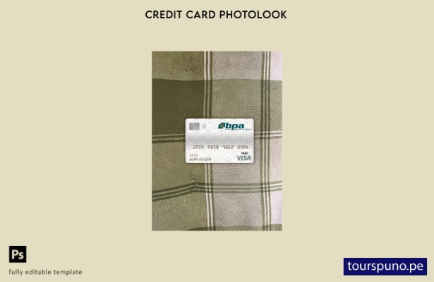 listo para imprimir Cuba Banco popular de ahorro (bpa) plantilla frontal de as 1