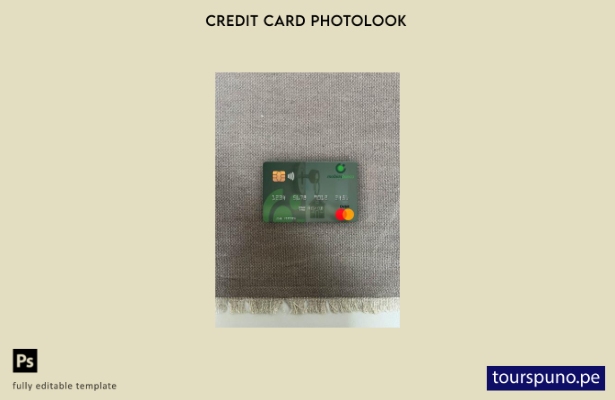 listo para imprimir Moldavia MobiasBanca mastercard photolook plantilla frontal