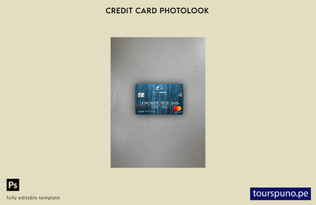listo para imprimir Moldavia Victoriabank mastercard photolook plantilla frontal