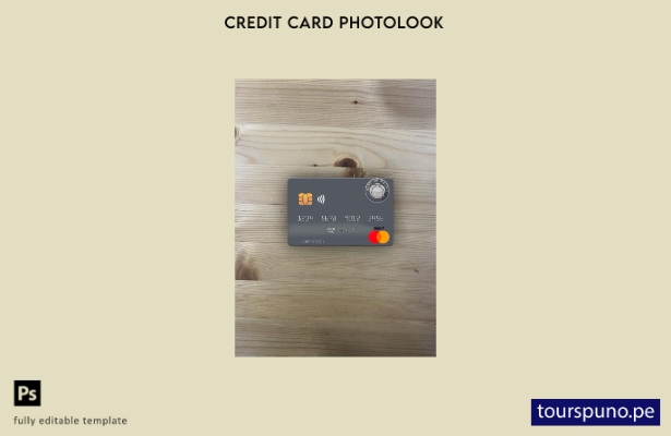 listo para imprimir Nauru Bank of Nauru mastercard photolook plantilla frontal
