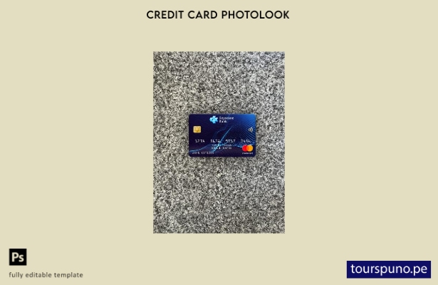 listo para imprimir Nigeria Keystone Bank mastercard photolook plantilla frontal