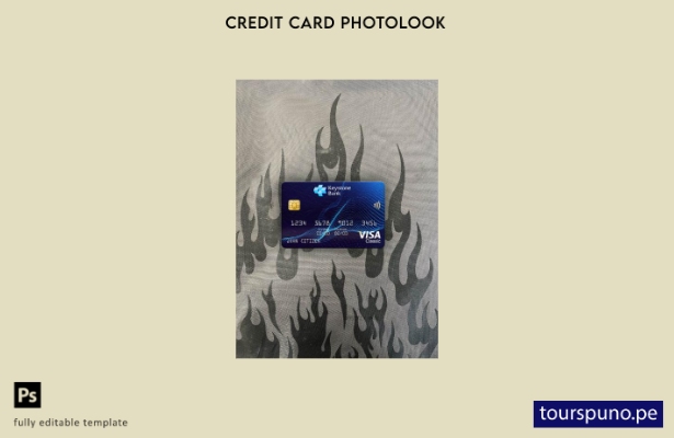 listo para imprimir Nigeria Keystone Bank visa tarjeta clásica fotolook plantill