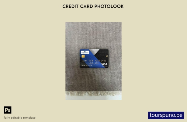 listo para imprimir Plantilla frontal de aspecto fotográfico de tarjeta de fir 7