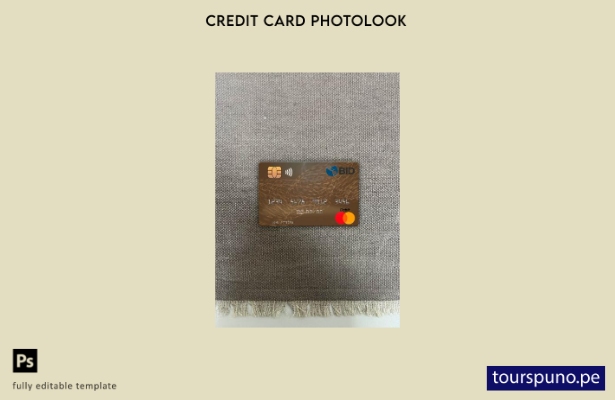 listo para imprimir República Dominicana Banco BID mastercard photolook plantill