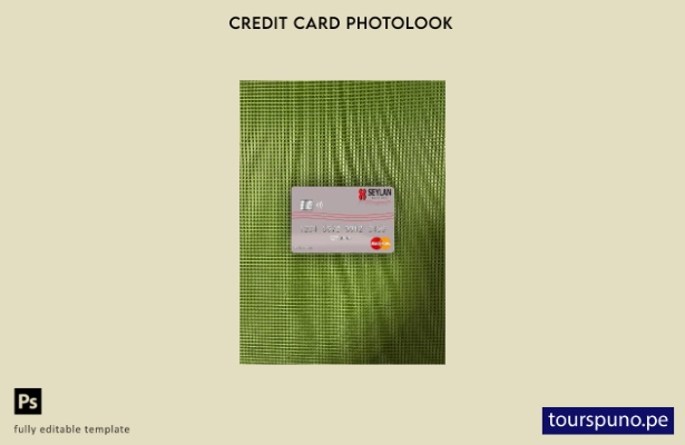 listo para imprimir Sri Lanka Seylan Bank Plc mastercard photolook plantilla fro