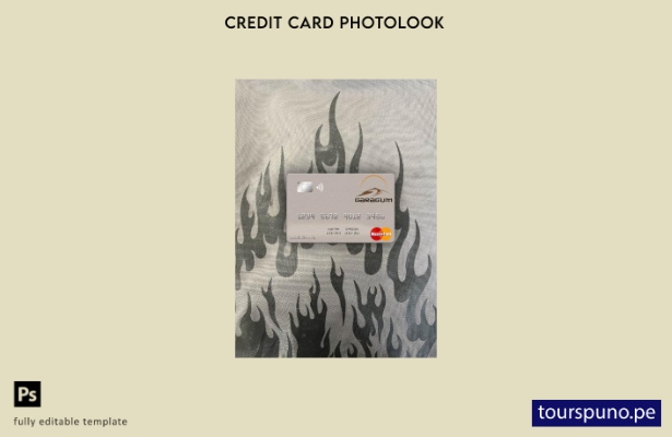 listo para imprimir Turkmenistán Garagum IJSB mastercard photolook plantilla fro