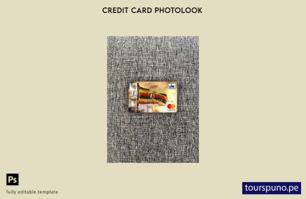 listo para imprimir Uganda ABC Bank of Uganda mastercard photolook plantilla fro