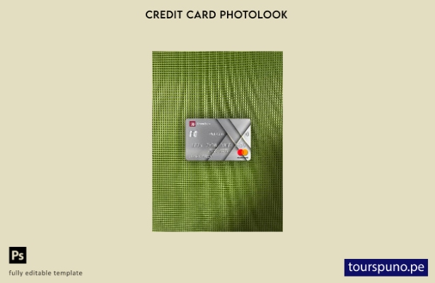 listo para imprimir plantilla frontal de Siria Cham Bank mastercard platinum pho