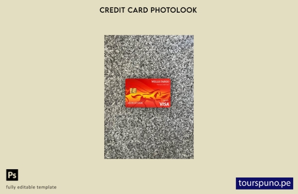 listo para imprimir plantilla frontal de aspecto fotográfico de la versión de  1