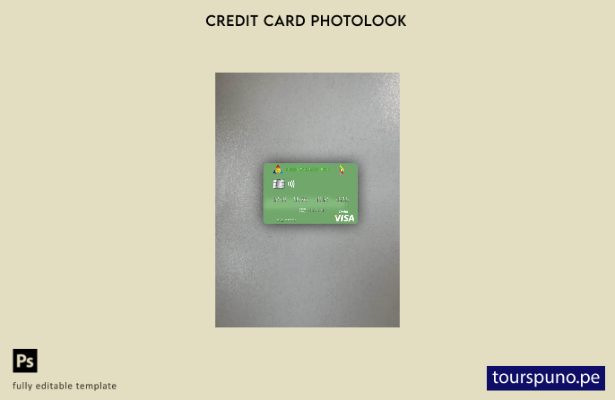 listo para imprimir plantilla frontal de aspecto fotográfico de tarjeta de d 153