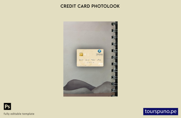 listo para imprimir plantilla frontal de aspecto fotográfico de tarjeta de d 221