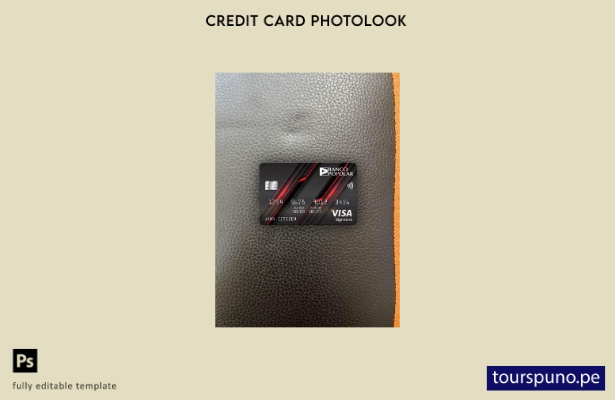 listo para imprimir plantilla frontal de aspecto fotográfico de tarjeta de fi 10