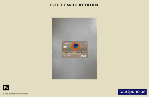 listo para imprimir plantilla frontal de aspecto fotográfico de tarjeta de vis 6