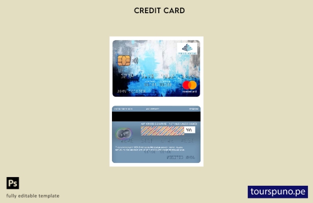 lista para imprimir la plantilla de mastercard del banco Springside Mortgage de
