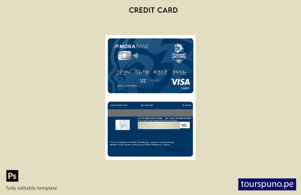 lista para imprimir plantilla de débito Visa Andorra Morabank