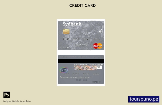 lista para imprimir plantilla de mastercard Dinamarca Sydbank