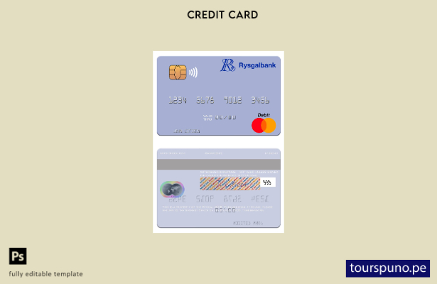 lista para imprimir plantilla de mastercard Turkmenistán Rysgal JSCB