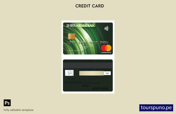 lista para imprimir plantilla de mastercard del banco de Bielorrusia