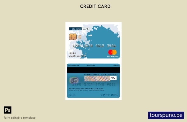 lista para imprimir plantilla de mastercard del banco finlandés danske