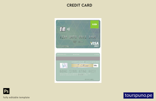 lista para imprimir plantilla de tarjeta de débito visa SEB Bank de Letonia