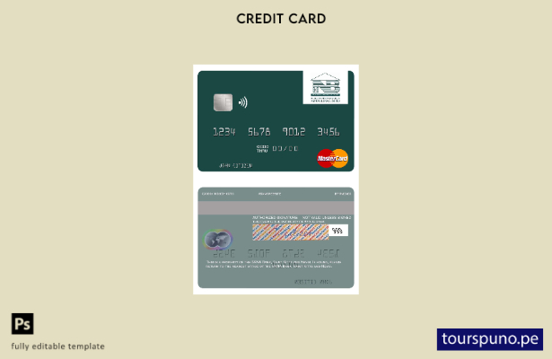 lista para imprimir plantilla de tarjeta mastercard de SKNA Bank de Saint Kitts