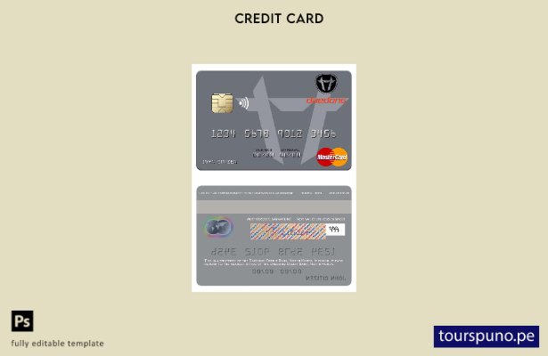 lista para imprimir plantilla de tarjeta mastercard del Daedong Credit Bank de C