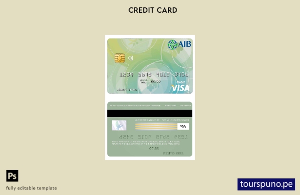 lista para imprimir plantilla de visa de débito del Banco Internacional de Afgan