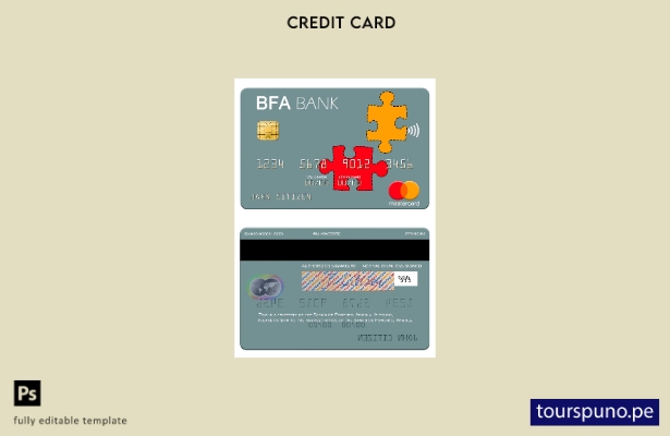 lista para imprimir plantilla mastercard del Banco de Fomento de Angola