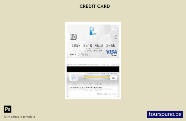 listo para imprimir Reino Unido Plantilla de tarjeta clásica de visa bancaria de