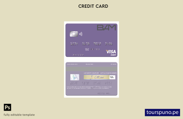 listo para imprimir plantilla de tarjeta de débito visa Guatemala Banco Agromerc