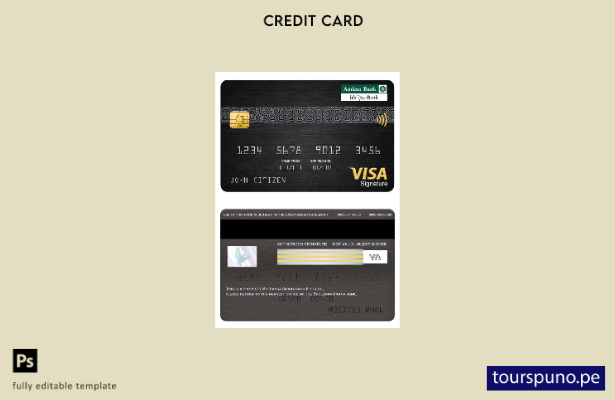 listo para imprimir plantilla de tarjeta de firma de visa bancaria de Sri Lanka