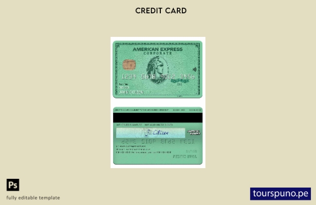 listo para imprimir plantilla de tarjeta verde amex de EE. UU. Nebraska Five Poi