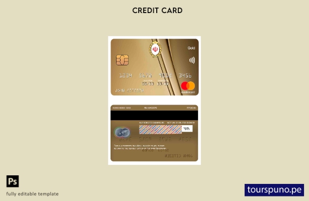 listo para imprimir plantilla dorada mastercard de Iran Melli Bank