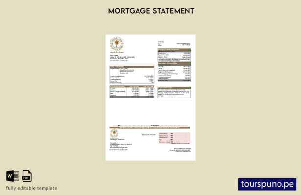 listo para imprimir declaración de hipoteca de Iraq Rasheed Bank plantilla en Wo
