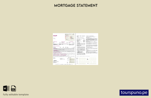 listo para imprimir el extracto de hipoteca del banco USA Florida PenAir Credit