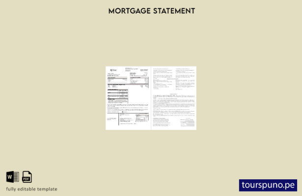 listo para imprimir el extracto de hipoteca del banco USA Frost en formato Word