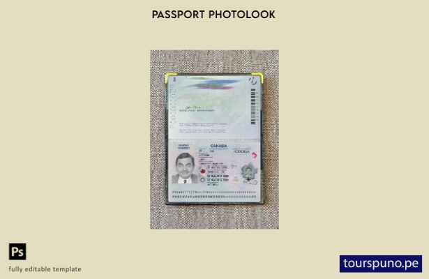 listo para imprimir la plantilla de aspecto fotográfico de la versión actual del