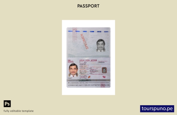 listo para imprimir la plantilla actual del pasaporte de Letonia