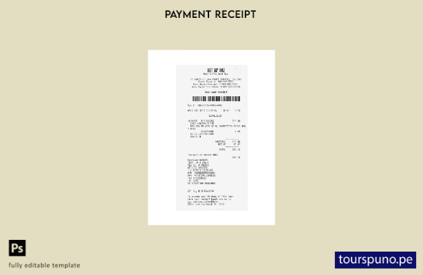 lista para imprimir la plantilla de recibo de pago de Best Buy