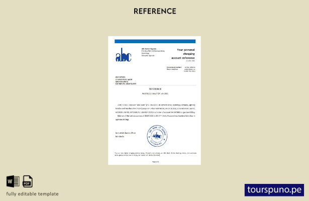Plantilla de referencia ABC de Uganda lista para imprimir