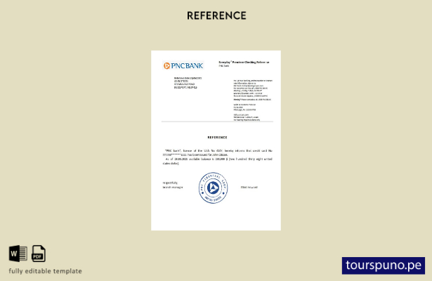 Plantilla de referencia de PNC de EE. UU. lista para imprimir